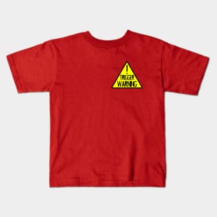 TRIGGER WARNING Kids T-Shirt